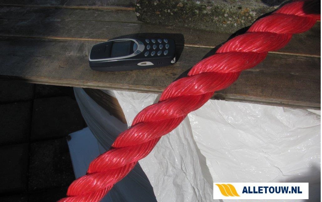 meten onaangenaam Beweegt niet Rood dik goedkoop touw d=36 mm - Alletouw.nl